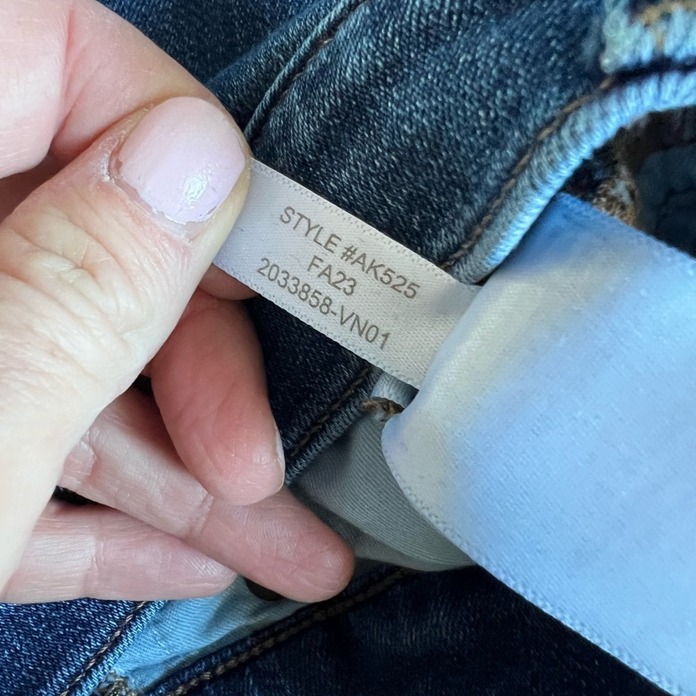 J. Crew Women's 9 inch Mid Rise Skinny Denim Blue Jeans size 27 - Picture 6 of 7